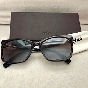 Fendi Sunglasses with case- Dark Havana- FF 0344/ S 0086 1l